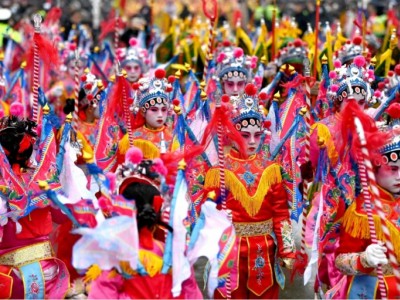 新春走基层|老陕耍社火越"闹"越红火